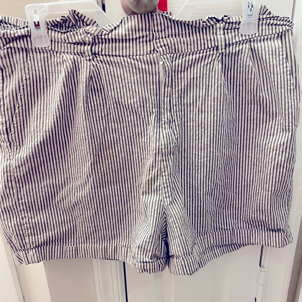 Forever 21 striped shorts.
